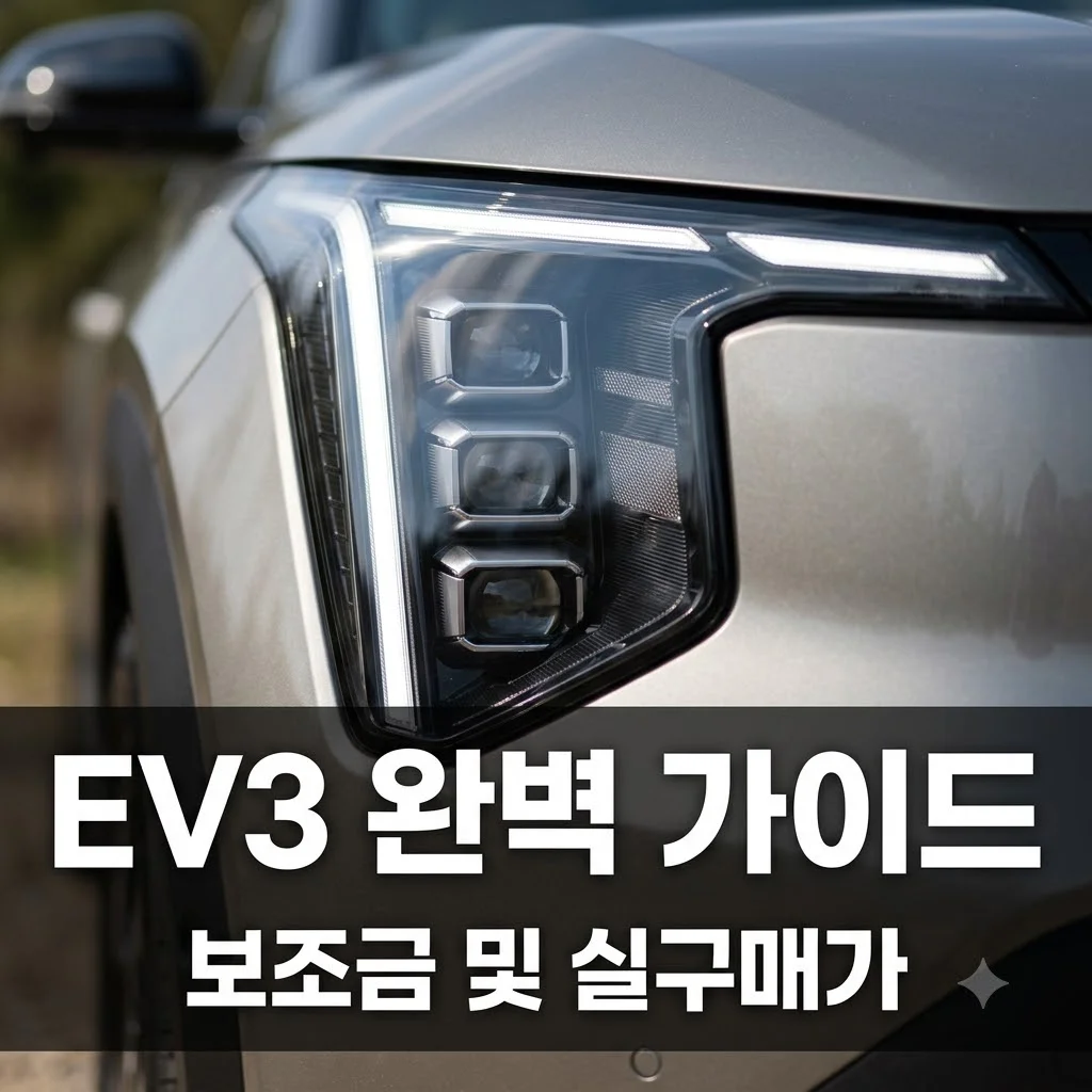 EV3 가격 보조금 주행거리 완벽 정리 | 2026년형 실구매가 가이드