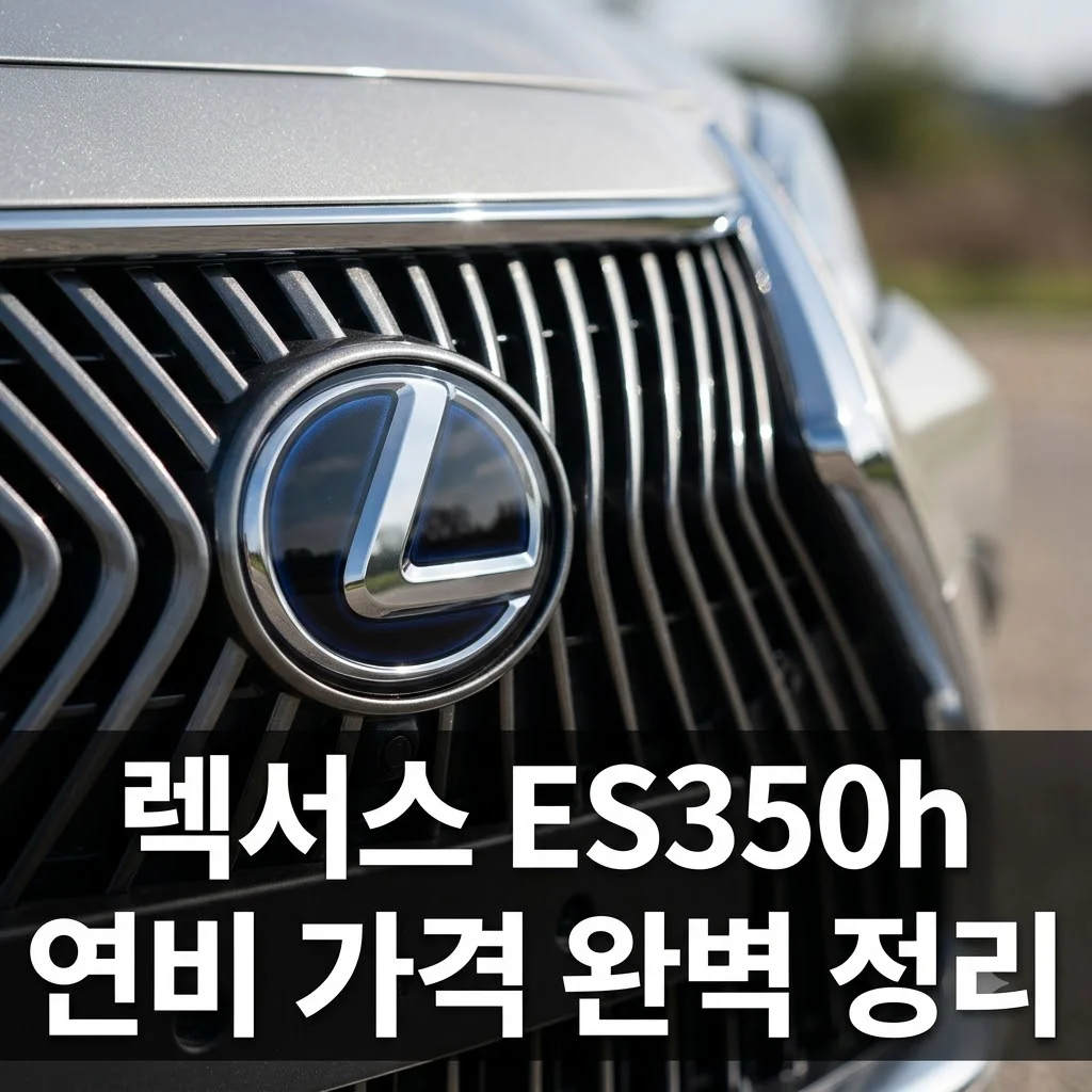 렉서스 ES350h 연비 가격 유지비 완벽 정리 | 하이브리드 세단 끝판왕