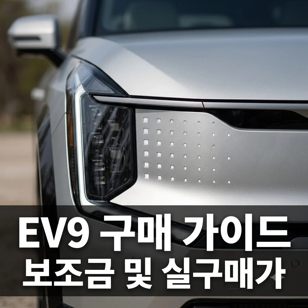 EV9 가격 보조금 및 실구매가 가이드: 2026년형 변화와 가성비 분석