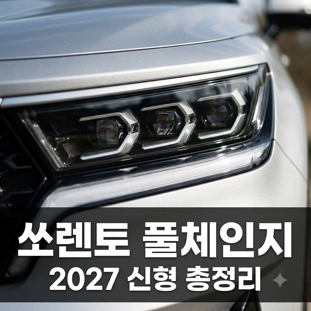 쏘렌토 풀체인지 출시일 가격 디자인 총정리 | 2027 신형 기대 포인트