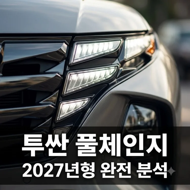 투싼 풀체인지 출시일 가격 제원 완벽 정리 | 2027 신형 SUV 변화 포인트