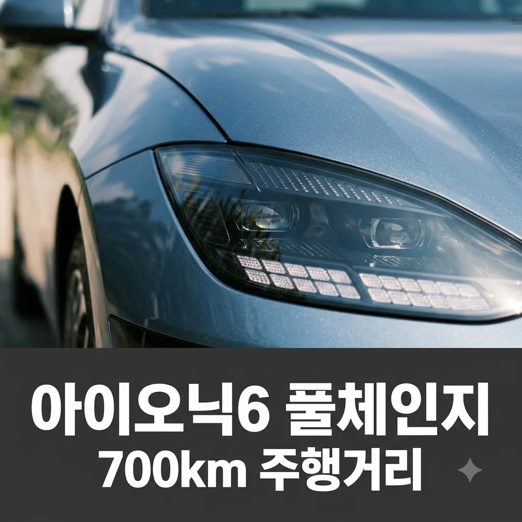 아이오닉6 풀체인지 디자인 논란 끝낼까? 700km 주행거리 예상 총정리